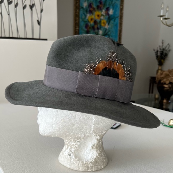 Betmar gray wool felt hat - Picture 6 of 9